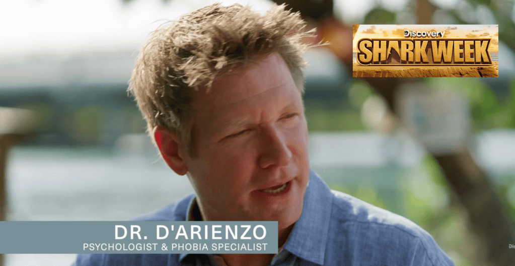 Galeophobia expert, Dr. D'Arienzo, Shark Week, Discovery Channel 2026